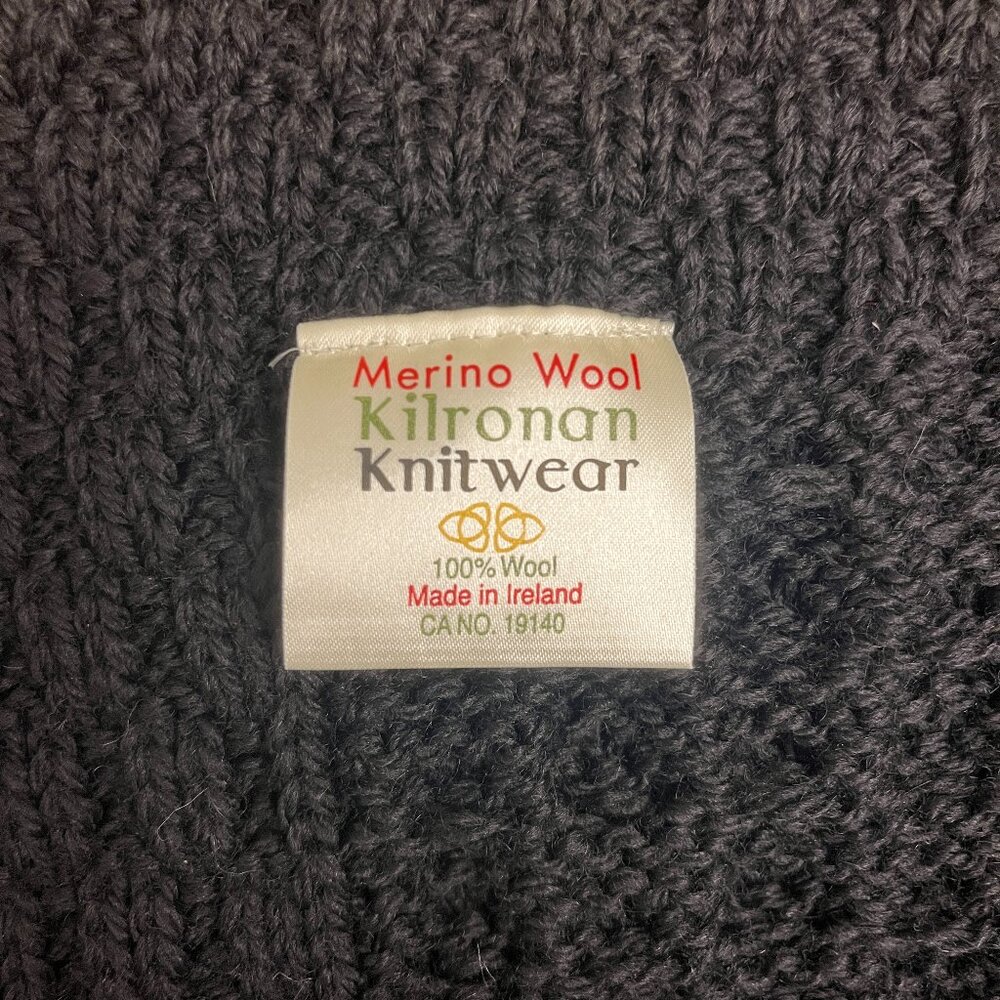 Kilronan Knitwear Wool Sweater Shawl